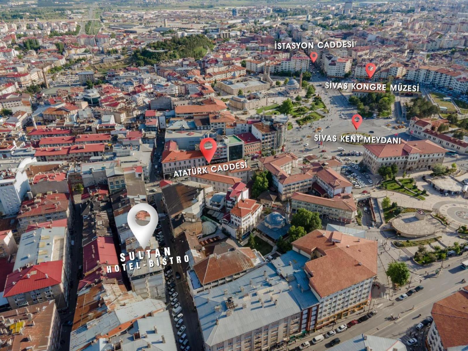 Sultan Hotel-Restaurant-Bistro Sivas Exteriér fotografie
